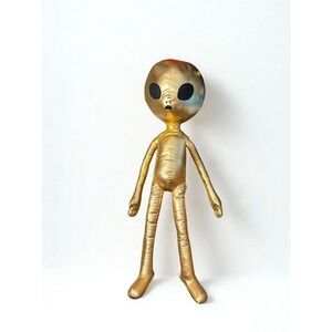ELAINREN large gold alien Cute‎ plush toy 34 Inches TALL - RARE SIZE
